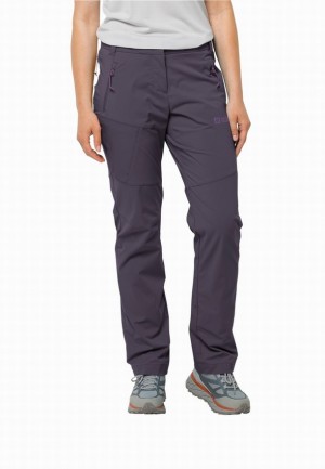 Pantalons De Randonnée Jack Wolfskin Glastal Femme Violette | 87064038