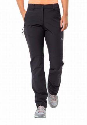 Pantalons De Randonnée Jack Wolfskin Holdsteig Femme Noir | 32788113