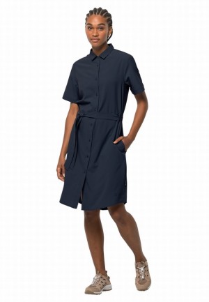 Peignoir Jack Wolfskin Holiday Midi Femme Bleu Marine | 60863452