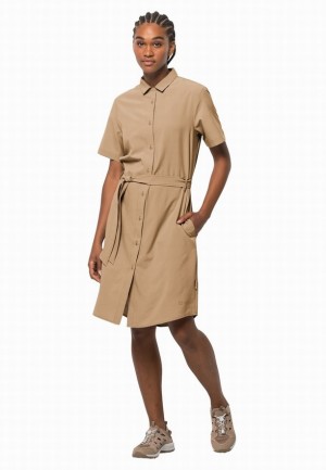 Peignoir Jack Wolfskin Holiday Midi Femme Kaki | 47205801