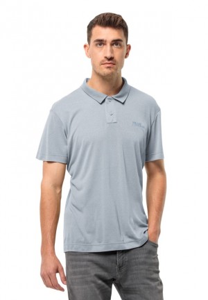 Polos Jack Wolfskin Pikeh Homme Bleu | 37147393
