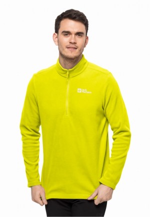 Pulls Jack Wolfskin Taunus Hz Homme Jaune | 58302557
