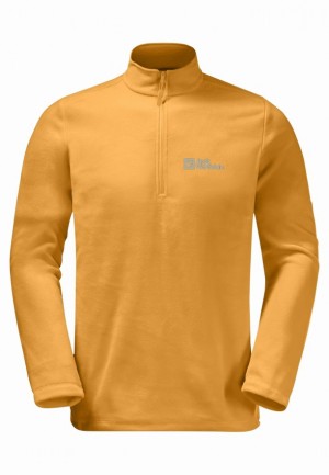 Pulls Jack Wolfskin Taunus Hz Homme Jaune | 38840110