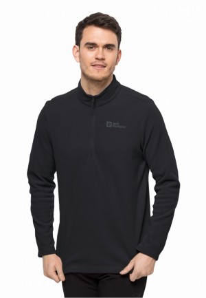 Pulls Jack Wolfskin Taunus Hz Homme Noir | 82993214