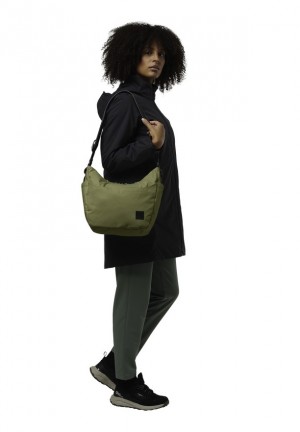Sac Porté Épaule Jack Wolfskin Burgweg Femme Vert Olive | 78048413
