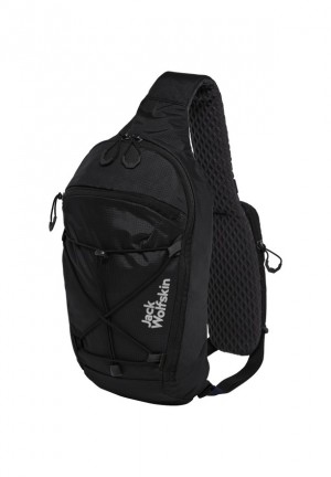 Sac Porté Épaule Jack Wolfskin Cyrox Sling Femme Noir | 91407781