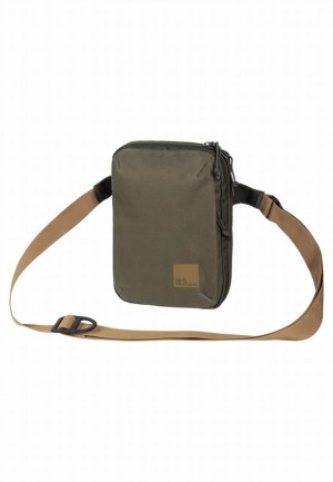 Sac Porté Épaule Jack Wolfskin Konya Organizer Femme Vert | 32299884