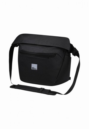 Sac Porté Épaule Jack Wolfskin Mainkai Messenger 2in1 Homme Noir | 93598910