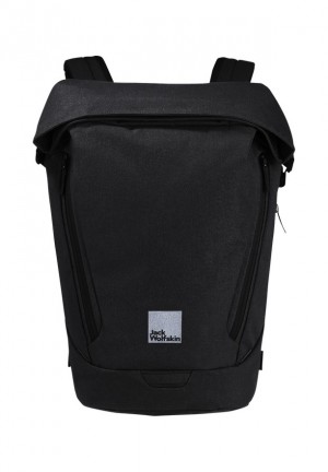 Sacs À Dos Jack Wolfskin Mainkai Rolltop Laptop Homme Noir | 17726920