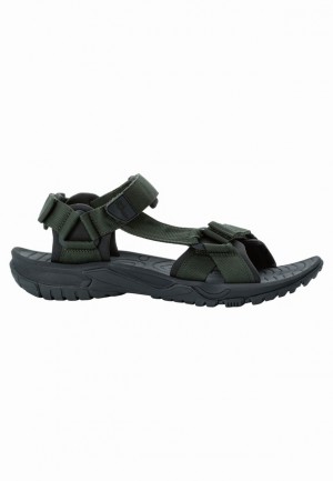 Sandale Jack Wolfskin Lakewood Ride Homme Vert | 71542124