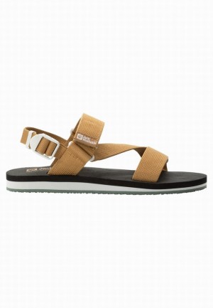 Sandale Jack Wolfskin Urban Entdeckung Belt Femme Kaki | 54903539