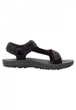 Sandale Jack Wolfskin Wave Breaker Homme Noir | 51123296