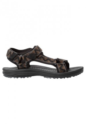 Sandale Jack Wolfskin Wave Breaker Homme Marron | 51579940