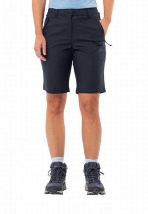 Short Jack Wolfskin Active Track Femme Bleu Marine | 67683336