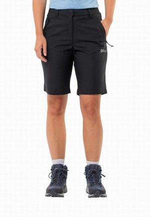 Short Jack Wolfskin Active Track Femme Noir | 87643606