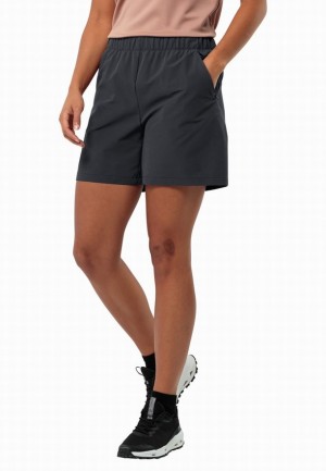 Short Jack Wolfskin Bike Commute Femme Noir | 28918610