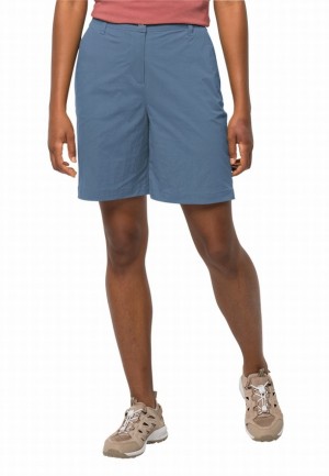 Short Jack Wolfskin Desert Femme Bleu | 63929101