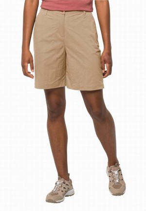Short Jack Wolfskin Desert Femme Kaki | 48682244