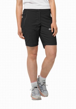 Short Jack Wolfskin Glastal Femme Noir | 29395902
