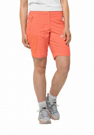 Short Jack Wolfskin Glastal Femme Orange | 21922710