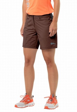 Short Jack Wolfskin Gravex Femme Rouge | 12879188