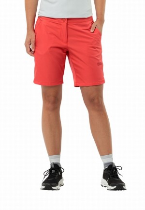 Short Jack Wolfskin Hiking Alpine Femme Rouge | 21681504