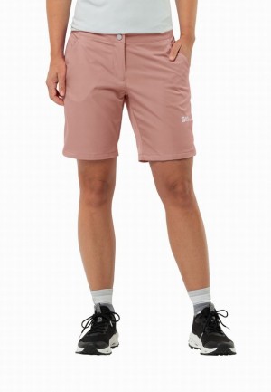 Short Jack Wolfskin Hiking Alpine Femme Rose | 78611398