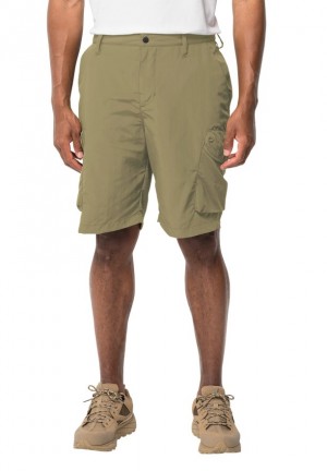Short Jack Wolfskin Kalahari Cargo Homme Vert Olive | 21364167