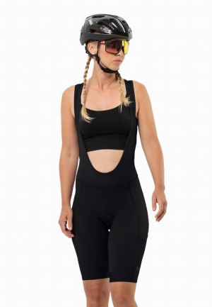 Short Jack Wolfskin Morobbia Bib Femme Noir | 90307573