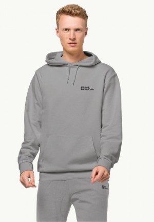 Sweat a Capuche Jack Wolfskin Essential Homme Grise | 10874402
