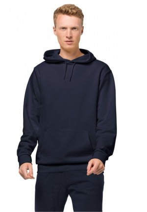 Sweat a Capuche Jack Wolfskin Essential Homme Bleu Marine | 98294392