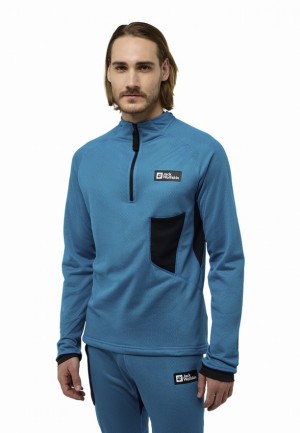 T Shirts Jack Wolfskin Expdn Octa Hz Homme Turquoise | 51649981