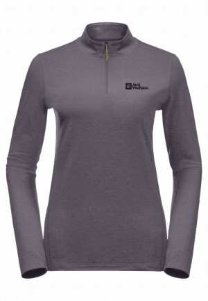 T Shirts Jack Wolfskin Skyhermal Hz Femme Grise | 28918801