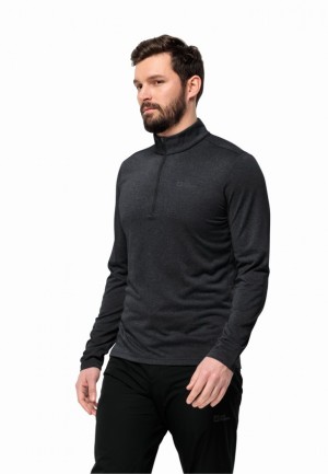 T Shirts Jack Wolfskin Skyhermal Hz Homme Noir | 22946667