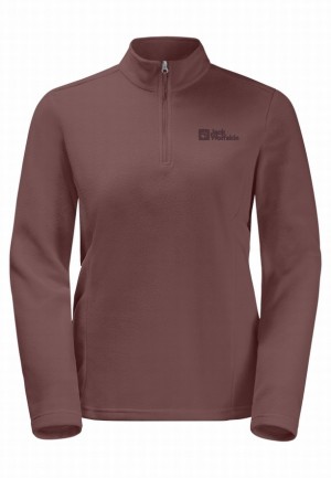 T Shirts Jack Wolfskin Taunus Hz Femme Rouge | 60719572