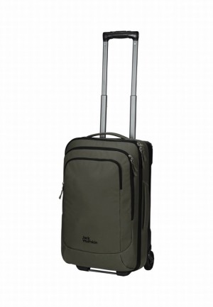 Valises Jack Wolfskin Traveltopia Wheeler 40 Homme Vert Olive | 22745961