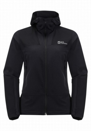Veste Softshell Jack Wolfskin Andur Femme Noir | 97967520