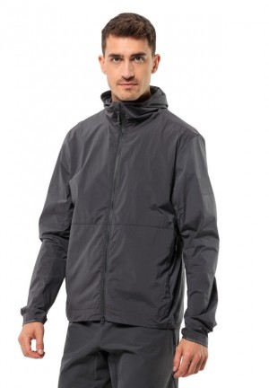 Veste Softshell Jack Wolfskin Bike Commute Wind Homme Noir | 26212963