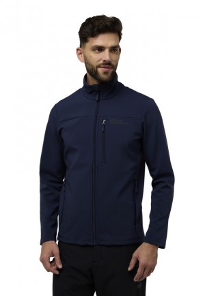 Veste Softshell Jack Wolfskin Whirlwind Homme Bleu Marine | 97041900