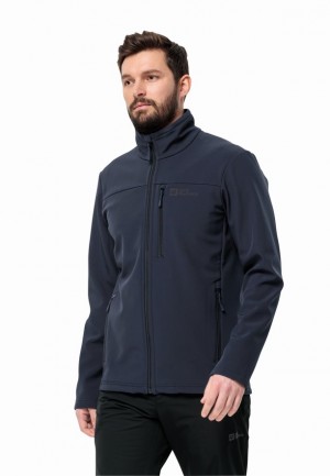 Veste Softshell Jack Wolfskin Whirlwind Homme Bleu Marine | 71729645
