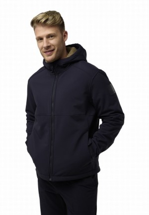 Veste Softshell Jack Wolfskin Windland Homme Bleu Marine | 64175053