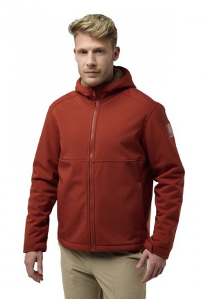 Veste Softshell Jack Wolfskin Windland Homme Rouge | 29865122