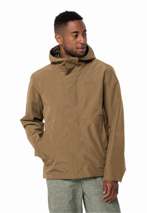Vestes De Pluie Jack Wolfskin Baydream Homme Marron | 42512525