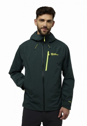 Vestes De Pluie Jack Wolfskin Eagle Peak 2l Homme Vert | 59201247