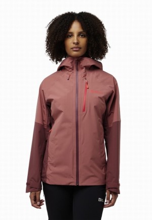 Vestes De Pluie Jack Wolfskin Eagle Peak 2l Femme Rouge | 96968134