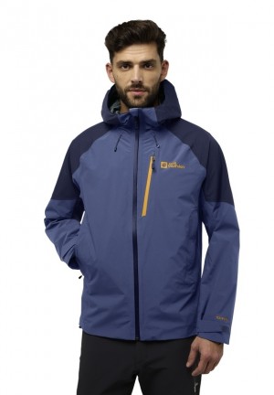 Vestes De Pluie Jack Wolfskin Eagle Peak 2l Homme Bleu Marine | 91745323