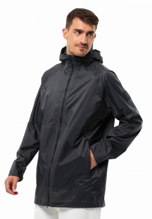 Vestes De Pluie Jack Wolfskin Gutleut Homme Noir | 99663890