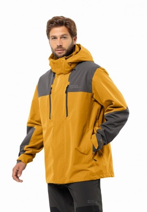 Vestes De Pluie Jack Wolfskin Jasper 2l Homme Jaune | 78548705