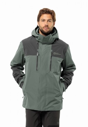 Vestes De Pluie Jack Wolfskin Jasper 2l Homme Vert | 54822713