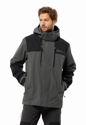 Vestes De Pluie Jack Wolfskin Jasper 2l Homme Grise | 82424980